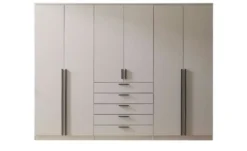 Drehtürenschrank 6-türig, Cashmere, mit Einlegeböden Amesbury