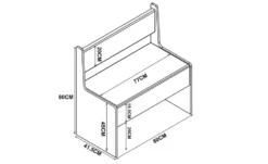 Eckbank mit Stauraum Esal