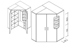 Eckschrank Maddox