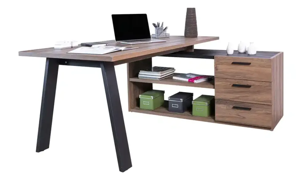 Eckschreibtisch mit Sideboard Dahme
