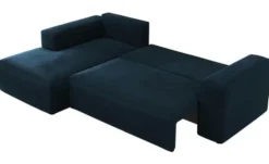 Ecksofa Beige mit Schlaffunktion Trentino