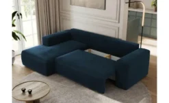Ecksofa Beige mit Schlaffunktion Trentino