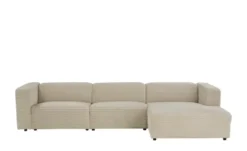 Ecksofa im modernen Breitcord Prado