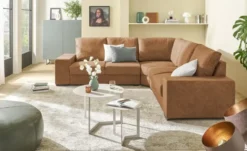 Ecksofa in Lederoptik Reneé