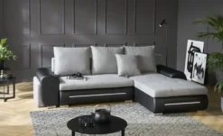 Ecksofa mit Beleuchtung und Schlaffunktion Emma
