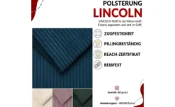 Ecksofa mit Schlaffunktion Dorain