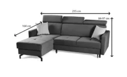 Ecksofa mit Schlaffunktion Endi