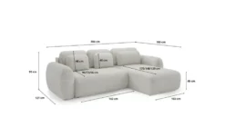 Ecksofa mit Schlaffunktion Falco