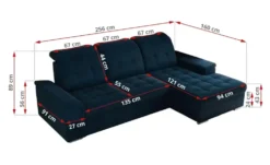 Ecksofa mit Schlaffunktion Madrito