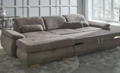 Ecksofa mit Sitztiefenverstellung Kundry