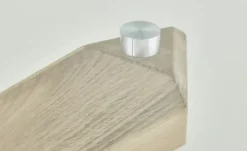 Esstisch mit Tischplatte aus Klarglas Figo