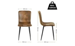Esszimmerstuhl 4er-Set Scargill