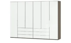Falttüren-Panoramaschrank, 6-türig Beda
