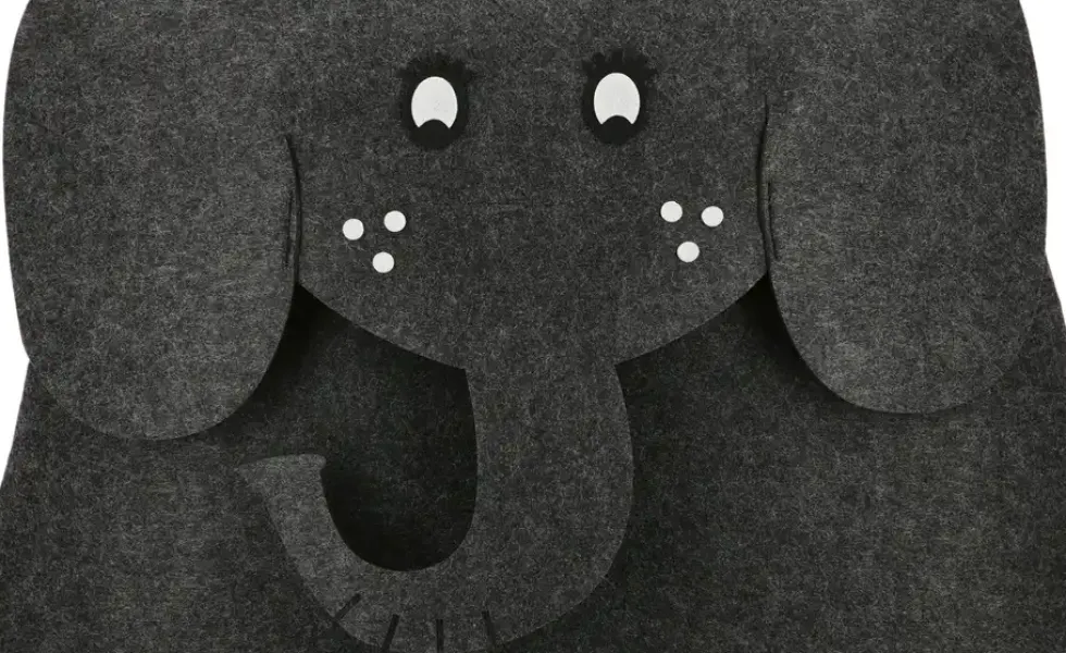 Filz Aufbewahrungskorb Elefant