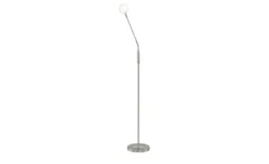 Fischer-Honsel LED-Leseleuchte, Nickel-matt mit Dimmer Dent
