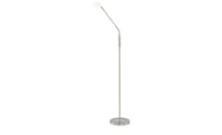 Fischer-Honsel LED-Leseleuchte, Nickel-matt mit Dimmer Dent