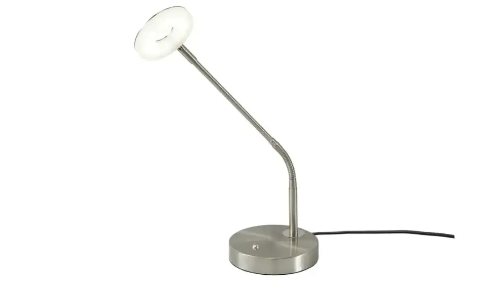 Fischer-Honsel LED-Schreibtischleuchte, Nickel-matt mit Dimmer