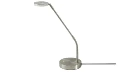 Fischer-Honsel LED-Schreibtischleuchte, Nickel-matt mit Dimmer