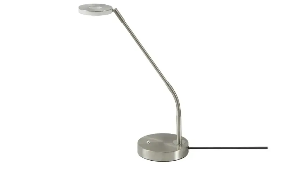 Fischer-Honsel LED-Schreibtischleuchte, Nickel-matt mit Dimmer