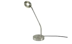 Fischer-Honsel LED-Schreibtischleuchte, Nickel-matt mit Dimmer