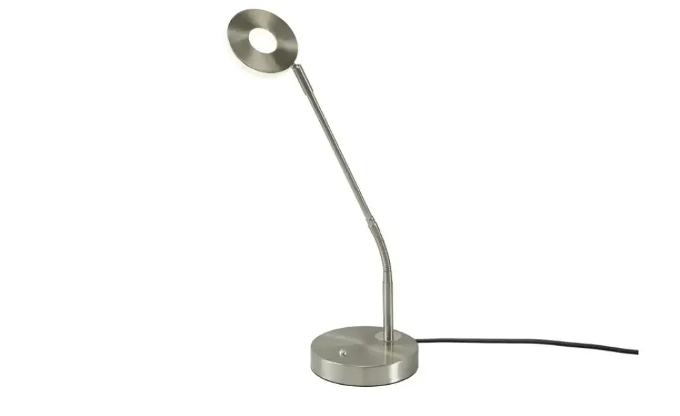 Fischer-Honsel LED-Schreibtischleuchte, Nickel-matt mit Dimmer