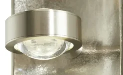 Fischer-Honsel LED-Wandleuchte, Nickel-antik mit RGB