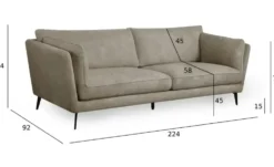 Furnhouse Einzelsofa Bari