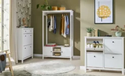 Garderobe aus Massivholz Landliv