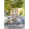 Gartensessel mit Polsterkissen Sevilla
