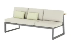 Gartensofa 3-sitzig Long Beach