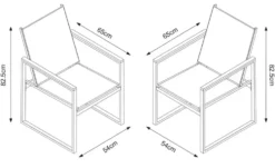 Gartenstuhl 2er-Set