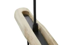 Globo Lighting Pendelleuchte, 3-flammig, Holz/ Metall Körbe Mina