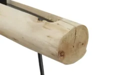 Globo Lighting Pendelleuchte, 3-flammig, Holz/ Metall Körbe Mina