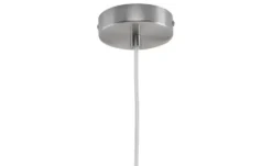 Globo Lighting Stoffpendelleuchte, 1-flammig, Schirm schwarz/goldfarben