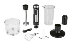 GourmetMaxx Akku-Stabmixer 4-teilig 14947