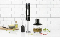 GourmetMaxx Akku-Stabmixer 4-teilig 14947