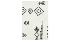 Gray & Jones Handwebteppich Black Coast