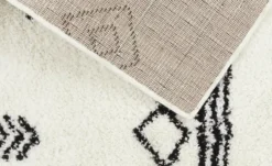 Gray & Jones Handwebteppich Black Coast
