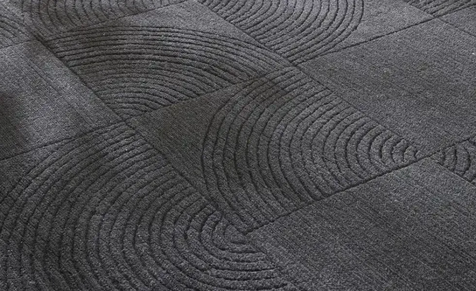 Handweb-Teppich Zen