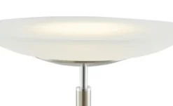 HELL-höllisch gutes Licht LED-Deckenfluter, 1-flammig, Nickel-matt