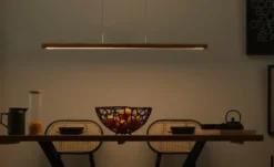 Herzblut LED-Pendelleuchte, Eiche geölt mit up & down Light `klein