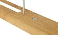 Herzblut LED-Pendelleuchte, Eiche geölt mit up & down Light `klein