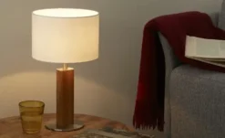 Herzblut Tischleuchte, 1-flammig, Eiche geölt