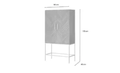 Highboard aus Massivholz Calatria