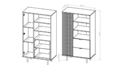 Highboard Bianco