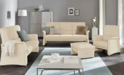 himolla Vorziehsofa aus Echtleder 6001