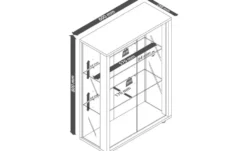 Hängevitrine Udina