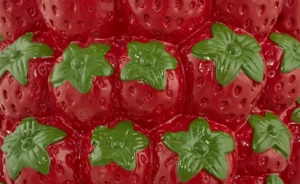 HOME STORY Übertopf Erdbeeren