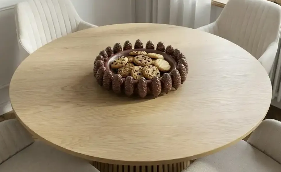 HOME STORY Deko Schale 3D Zapfen