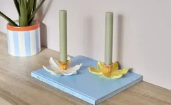 HOME STORY Kerzenhalter Blume, sortiert